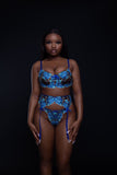 Dream blue piece set w/ robe